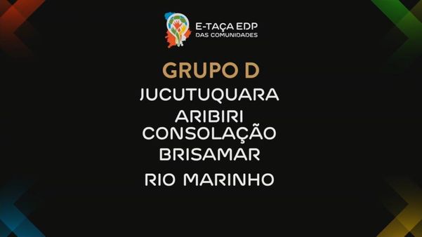 Grupo D masculino da E-Taça EDP das Comunidades 2020 por Reprodução