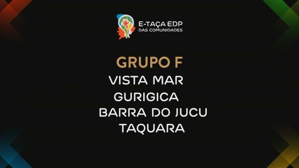 Grupo F masculino da E-Taça EDP das Comunidades 2020 por Reprodução