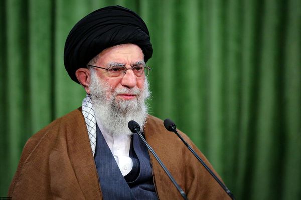 Líder supremo do Irã, o o aiatolá Ali Khamenei