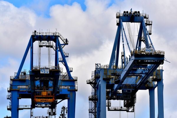 Operação no Porto de Capuaba, em Vila Velha