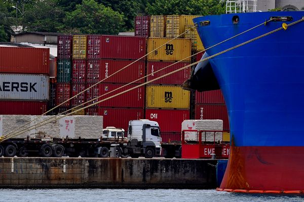 Operação no Porto de Capuaba, em Vila Velha