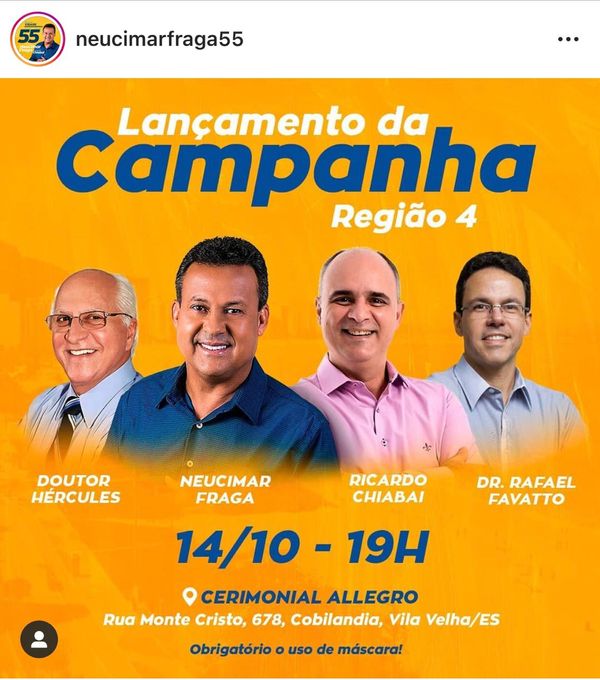 Candidatos exibem aliados e críticas nas redes sociais