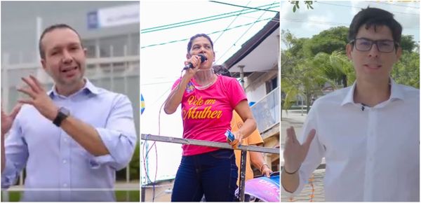 Sérgio Sá (PSB), Neuzinha de Oliveira (PSDB) e Mazinho dos Anjos (PSD)