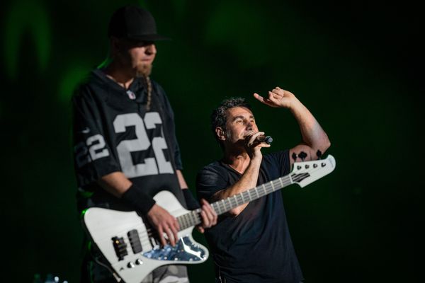 Show da banda System of a Down no 4º dia de Rock in Rio, no palco Mundo, em 2015