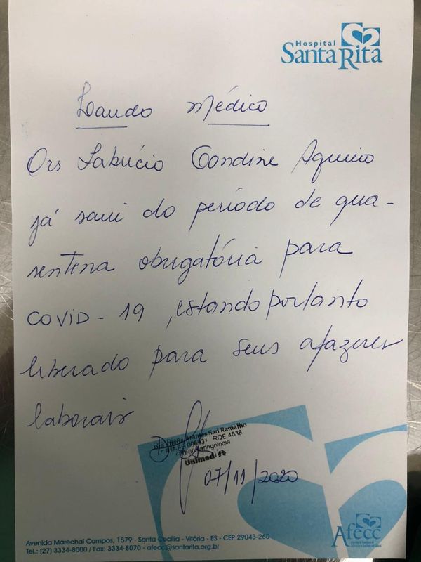 Laudo médico 