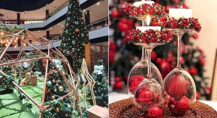 É hora de apostar em luz, brilho e sair do óbvio em relação às cores, diz especialista. Os tradicionais verde e vermelho dão lugar aos tons metalizados e brilhantes nas festas deste fim de ano