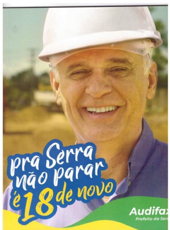 Material de campanha da candidatura de Fabio Duarte