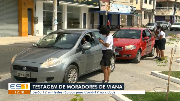 Prefeitura de Viana inicia programa de testagem pra Covid-19