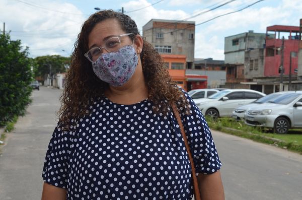 Valdirene Dettman, de 37 anos, vice-presidente da associação de moradores de Terra Vermelha