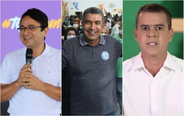 Vandinho Leite, Sergio Vidigal e Fabio Duarte: candidatos têm disputado também na Justiça Eleitoral