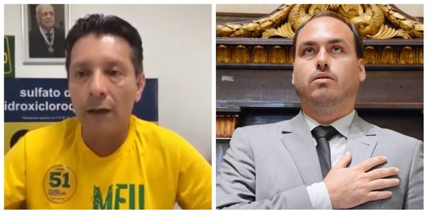 Capitão Assumção e Carlos Bolsonaro