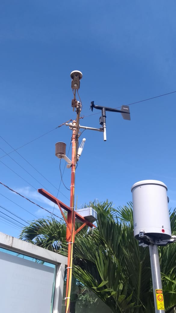 Instalada pela USP em Meaípe, torre reúne dados sobre a temperatura, a radiação, a velocidade dos ventos e a intensidade de radiação