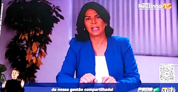 Neuzinha (PSDB) fez apelo às mulheres, por voto feminino
