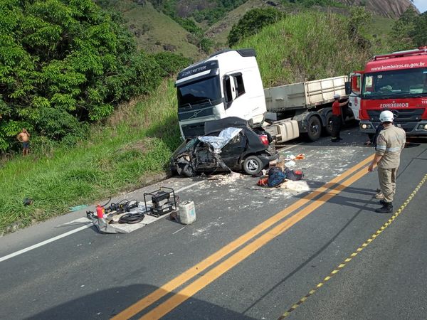 Grave acidente é registrado em João Neiva  por Leitor/ A Gazeta 