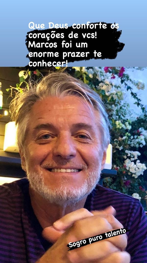 Isis Valverde publica homenagem ao sogro, o cachoeirense Marco Viana Resende, que morreu de câncer aos 73 anos