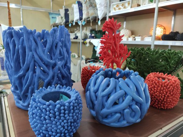 Produtos artesanais disponíveis na ArteSanto, feira de artesanato capixaba.  por Divulgação ArteSanto