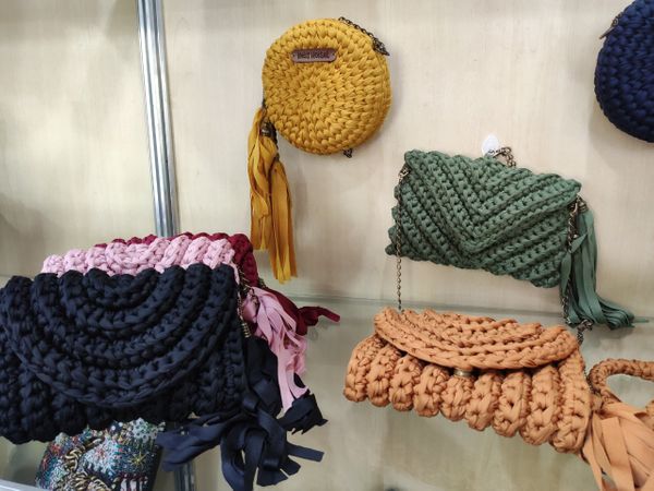 Produtos artesanais disponíveis na ArteSanto, feira de artesanato capixaba.  por Divulgação ArteSanto