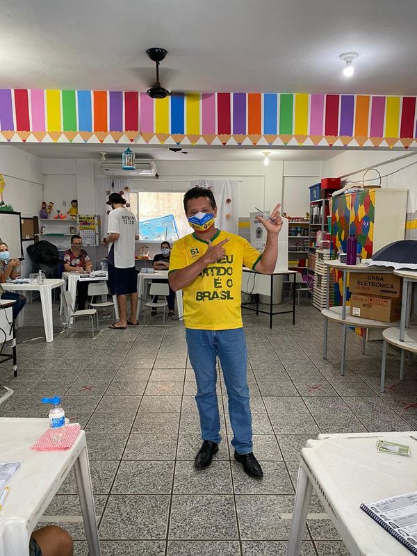 Capitão Assumção vota em Vitória  por Divulgação/ Assessoria de imprensa