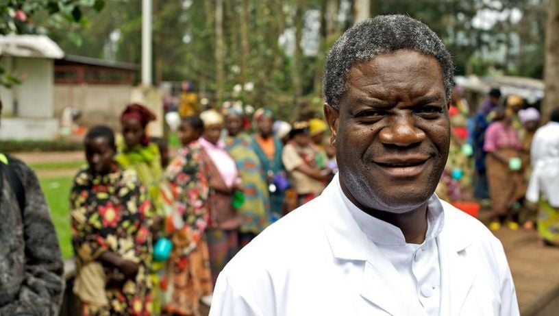 Natural da República Democrática do Congo, o médico ginecologista congolês Denis Mukwege ganhar o Nobel da Paz após intensa luta contra o abuso sexual de mulheres