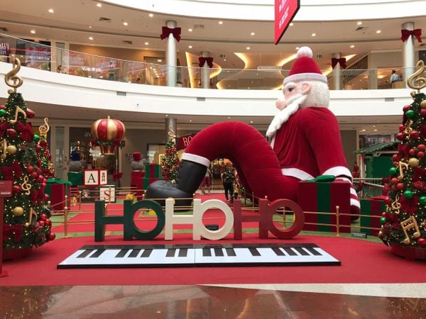 Área criada para o Natal do Shopping Vila Velha