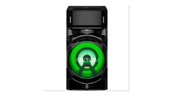 Caixa de som acústica LG XBOOM RN5 MultiBluetooth, Super Amplificador de Graves, Iluminação Multicolorida, entrada de Microfone e Guitarra por  Sipolatti/Divulgação