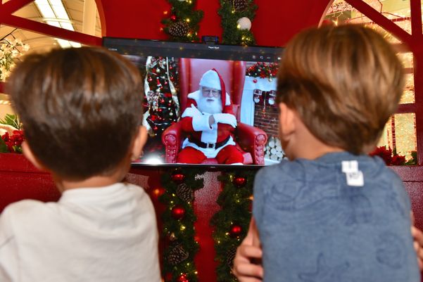 Papai Noel virtual no Shopping Vitória