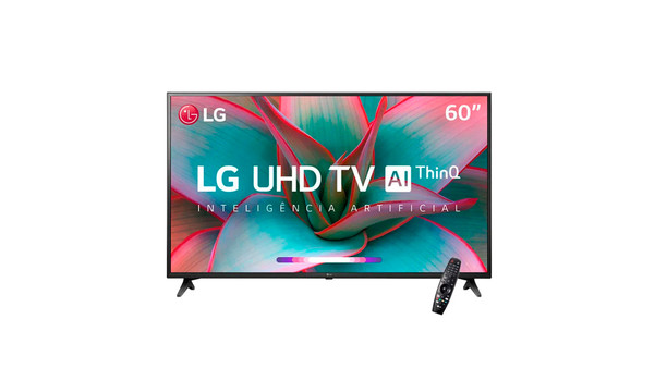 Smart TV LG 60" LED 4K UHD Wi-Fi Bluetooth HDR Inteligência Artificial - ThinQ AI Google Assistente Alexa  por  Sipolatti/Divulgação