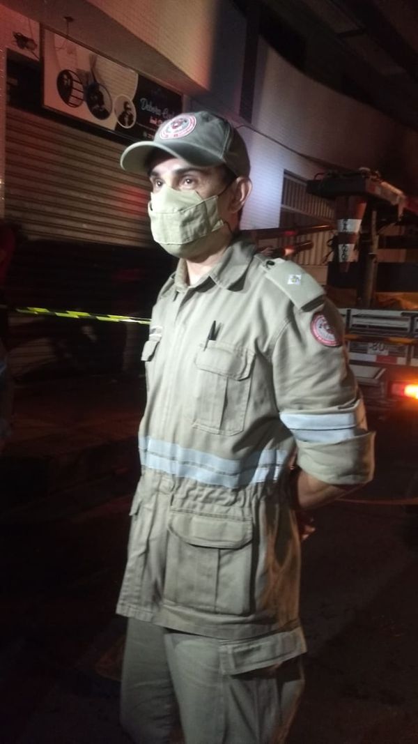 Tenente Laerbe, do Corpo de Bombeiros