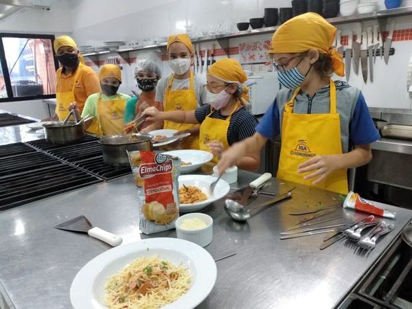 O IGA conta com o curso chamado de “Chefinhos”, uma turma voltada para crianças