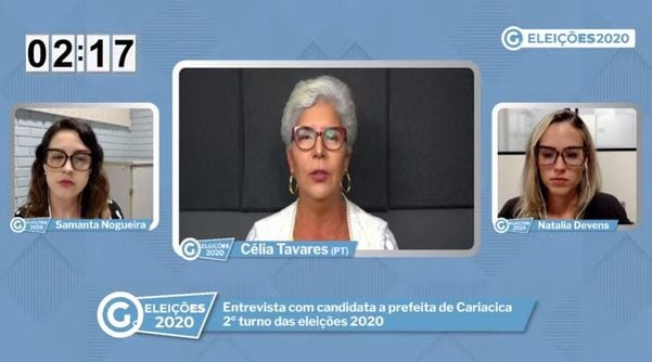 Célia Tavares (PT), candidata a prefeita de Cariacica, em entrevista para A Gazeta