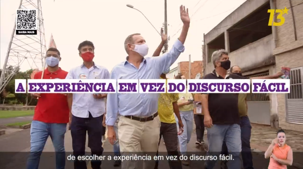 Propaganda eleitoral de João Coser faz menção indireta a Pazolini