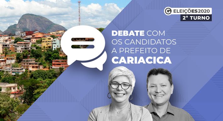 Euclério Sampaio (DEM) e Célia Tavares (PT) frente a frente no debate A Gazeta e CBN Vitória