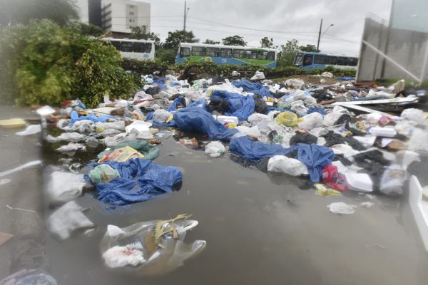 Lixo a céu aberto próximo ao Terminal de Vila Velha por Ricardo Medeiros