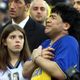 O ex-jogador e atualmente técnico, Diego Maradona