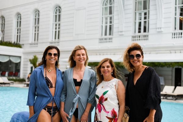 Maita Mota, Ada Mota, Beth Stein e Ivana Ruy: no Copacabana Palace