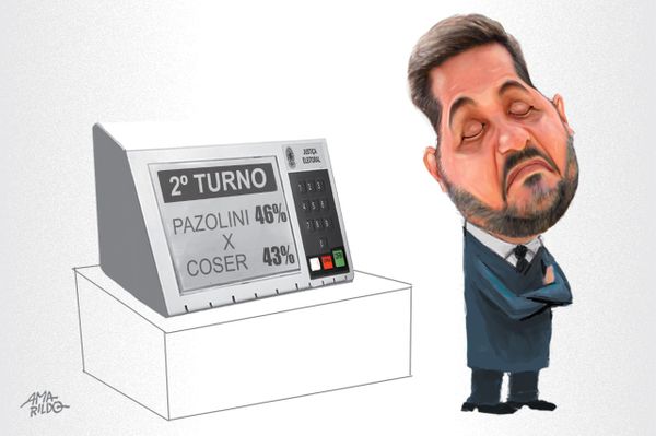 Após ter criticado pesadamente Pazolini no 1º turno, Gandini decidiu ficar neutro no 2º turno entre Pazolini e Coser em Vitória
