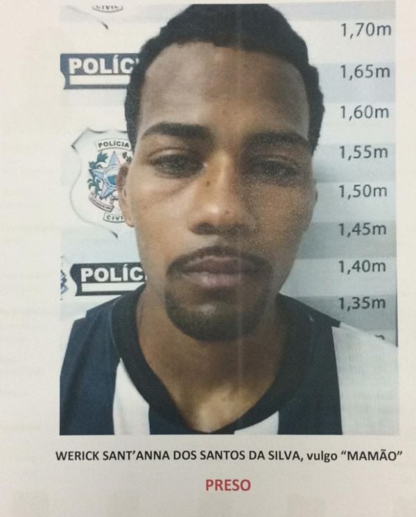 Werick Sant'Anna dos Santos da Silva, vulgo "Mamão" por Divulgação/Polícia Civil