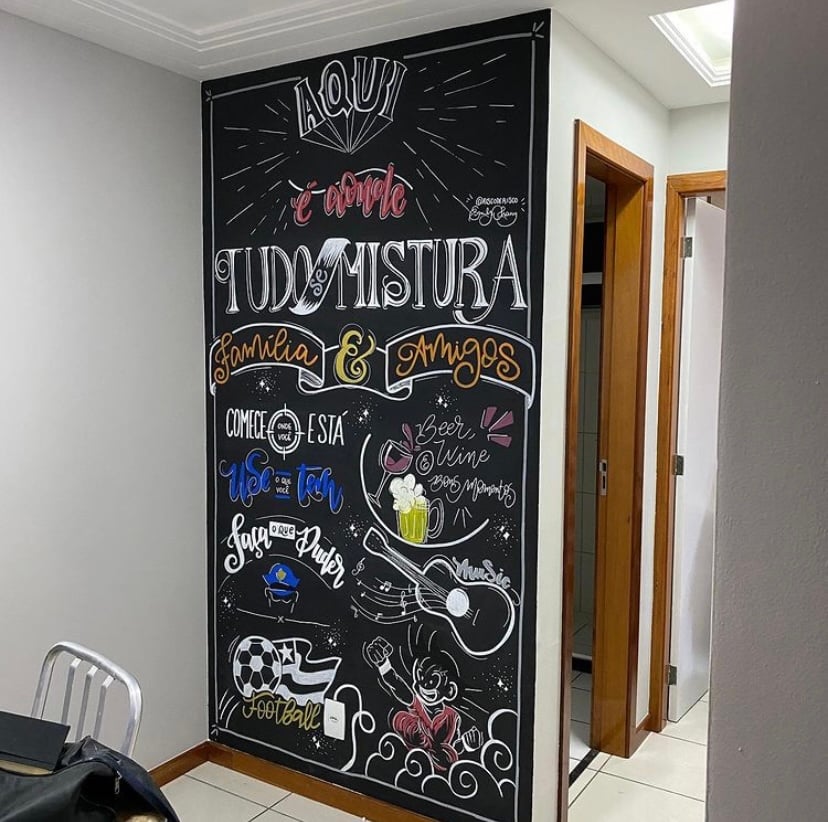 A Gazeta Lettering Transformar Paredes Em Telas Tend Ncia Na Decora O