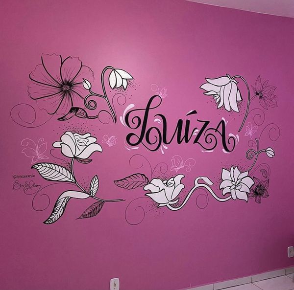 Lettering em parede por Divulgação / Risco de Risco