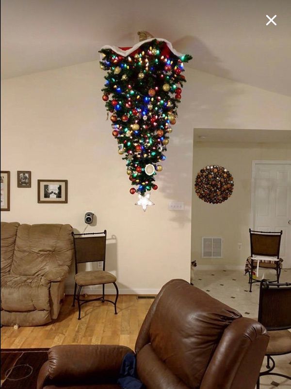 Árvore de Natal criativa, à prova de pets