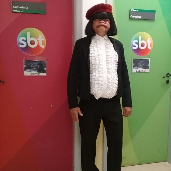 O humorista Rodela já participou de diversos programas do SBT