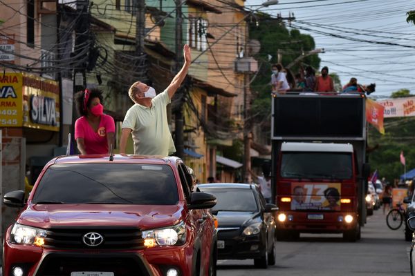 Último dia de campanha do candidato a prefeito de Vitória, João Coser, 13 por Fernando Madeira