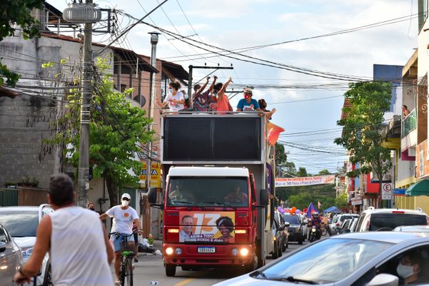 Último dia de campanha do candidato a prefeito de Vitória, João Coser, 13 por Fernando Madeira