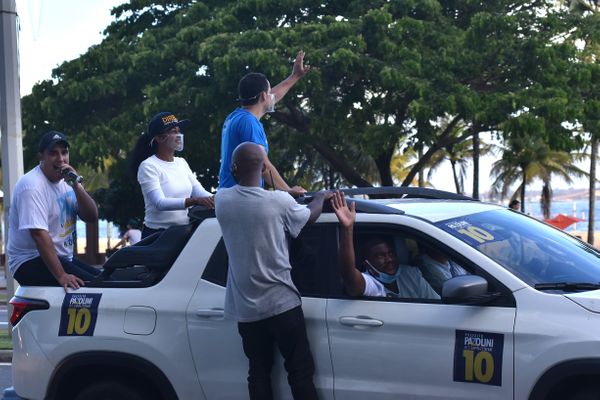 Último dia de campanha do candidato a prefeito de Vitória, Lorenzo Pazolini, 10 por Fernando Madeira
