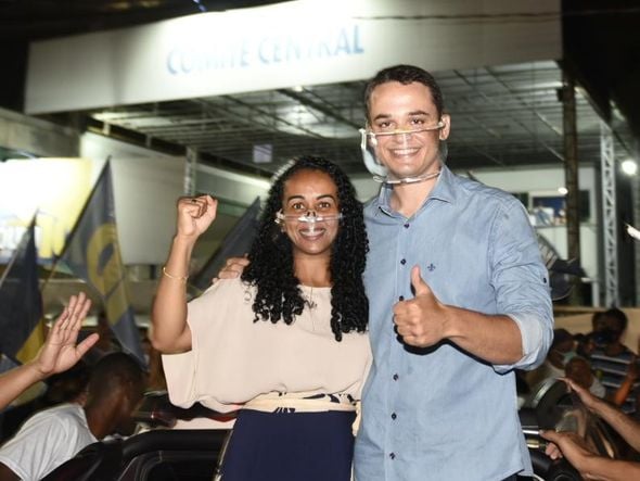 Delegado Pazolini (Republicanos) comemora vitória na Capital   por Vitor Jubini  