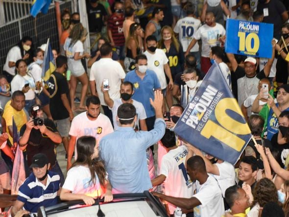 Delegado Pazolini (Republicanos) é eleito prefeito de Vitória. por Vitor Jubini