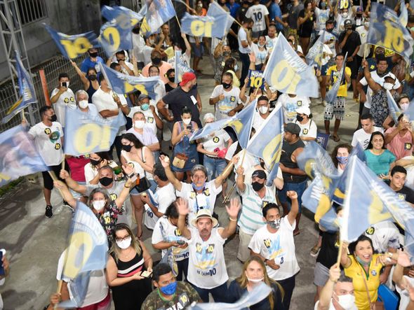 Delegado Pazolini (Republicanos) é eleito prefeito de Vitória. por Vitor Jubini