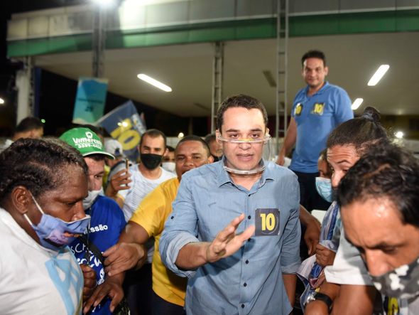 Delegado Pazolini (Republicanos) é eleito prefeito de Vitória. por Vitor Jubini