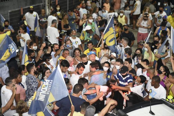 Delegado Pazolini (Republicanos) comemora vitória na Capital   por Vitor Jubini  