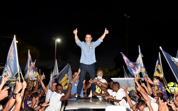 Delegado Pazolini (Republicanos) é eleito prefeito de Vitória. por Vitor Jubini